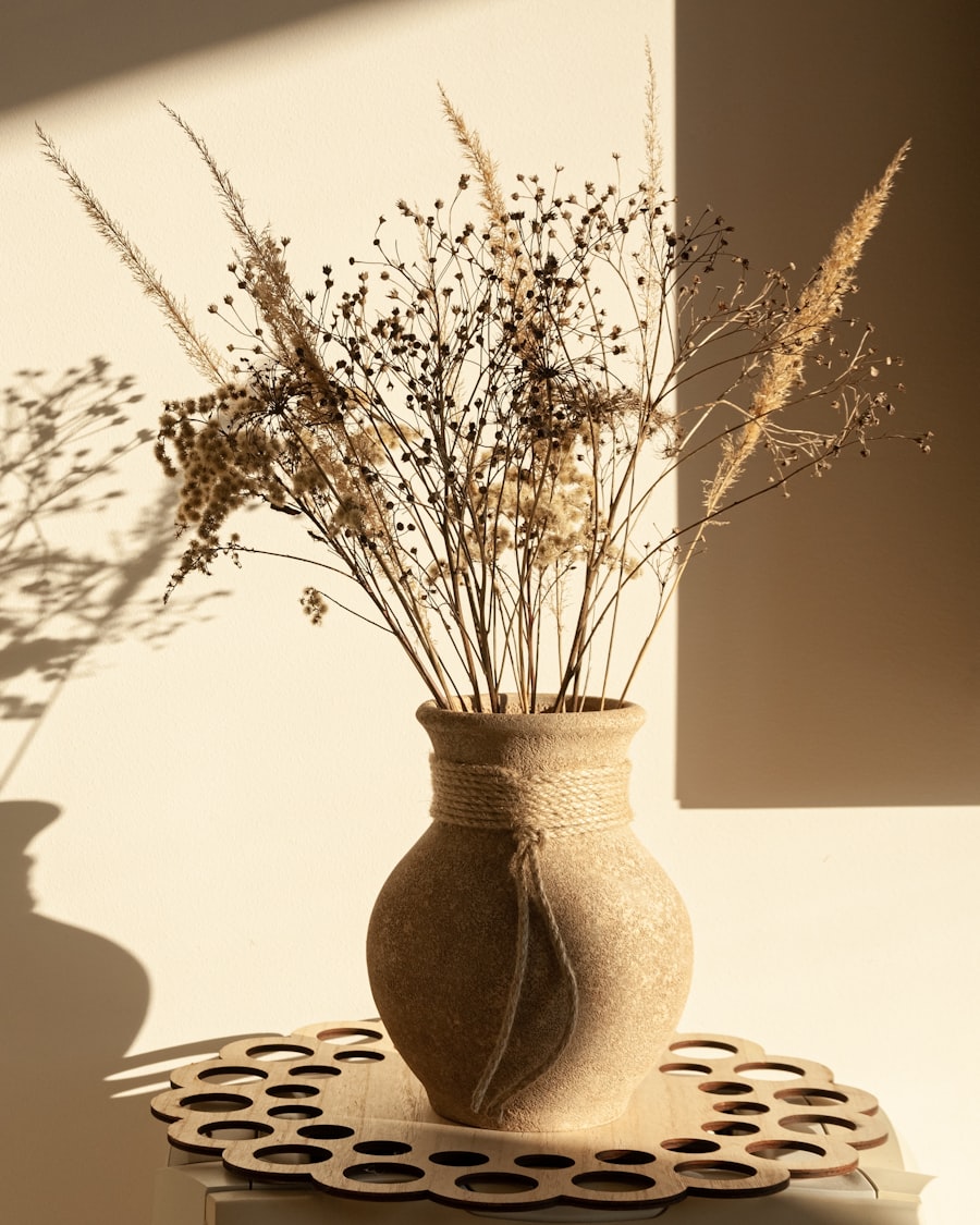 Stoneware Bud Vase
